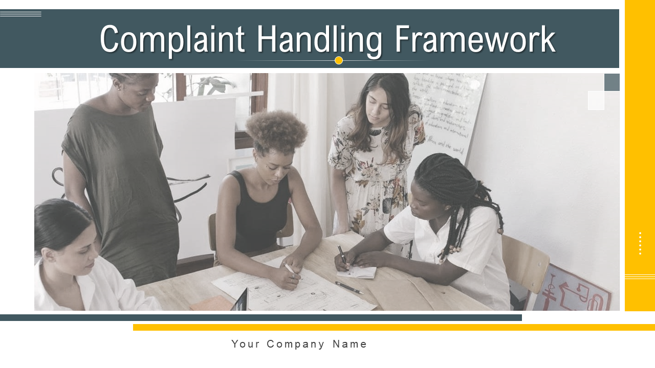 Complaint Handling Framework PowerPoint Slide