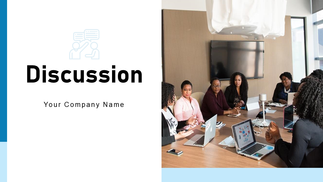 Discussion Business Platform PowerPoint Template
