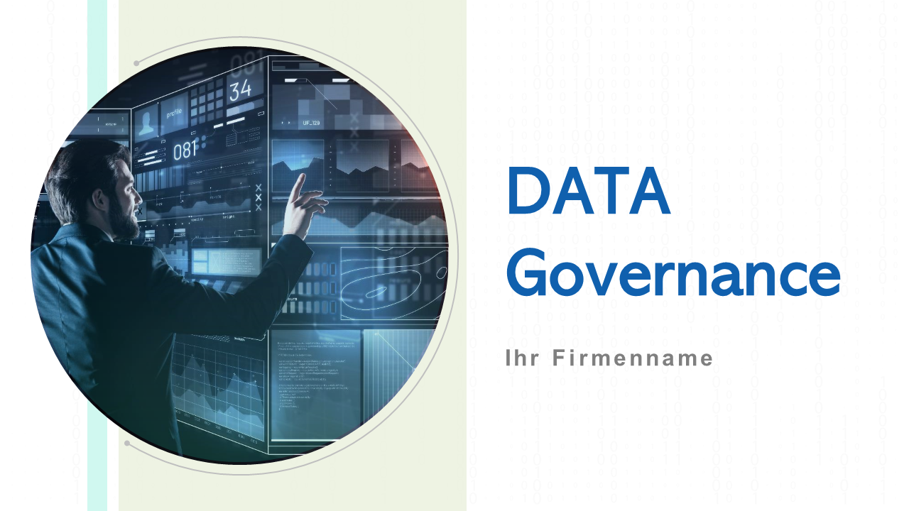 Powerpoint-Präsentationsfolien zur Datengovernance
