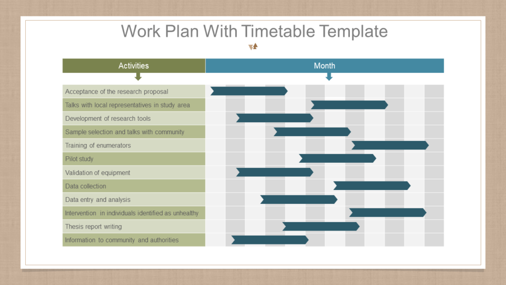 Work Plan PowerPoint Design