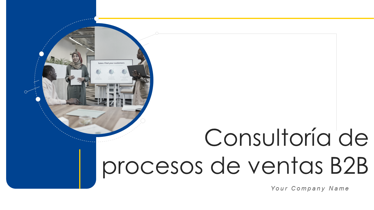 Diapositivas de presentación de powerpoint de consultoría de procesos de ventas B2b