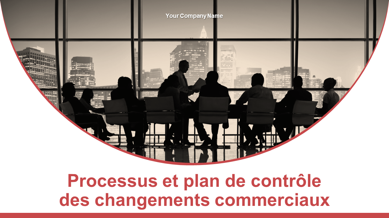 Diapositives de présentation Powerpoint du processus et du plan de contrôle des changements d'entreprise