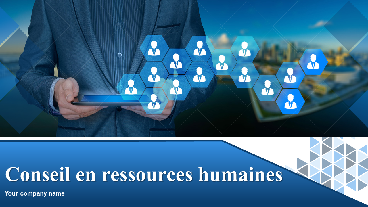 Diapositives de présentation PowerPoint sur le conseil en ressources humaines