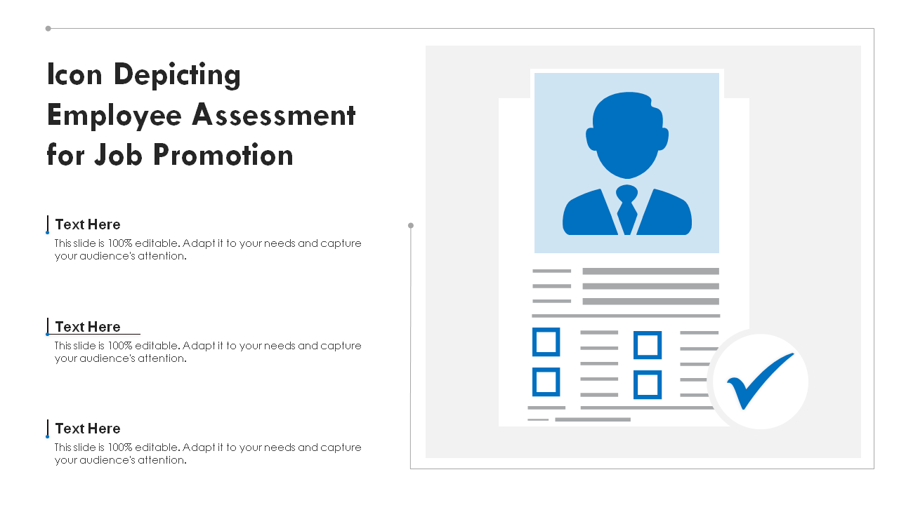 Employee Assessment for Job Promotion Template
