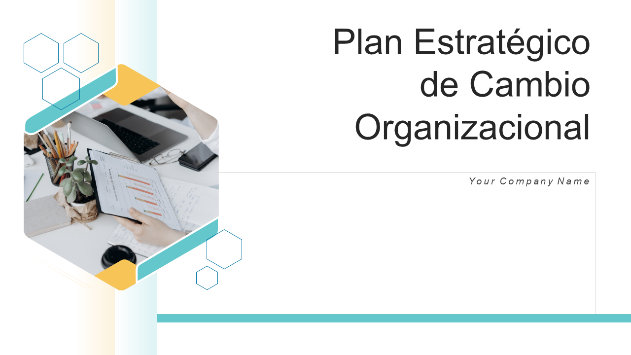 Diapositivas de presentación de powerpoint del plan estratégico de cambio organizacional
