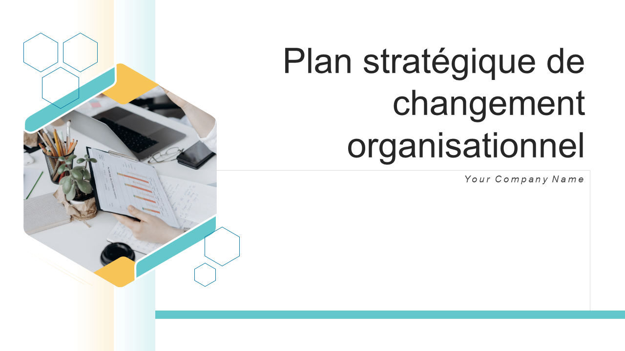 Diapositives de présentation powerpoint du plan stratégique de changement organisationnel