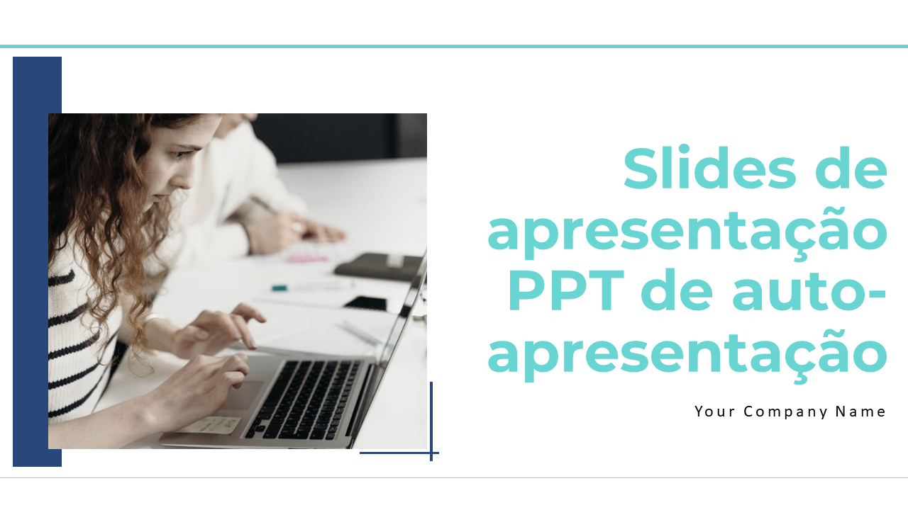 Slides de apresentação em ppt de auto-apresentação slides de apresentação em powerpoint