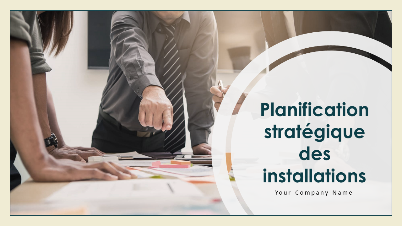 Diapositives de présentation PowerPoint sur la planification stratégique des installations