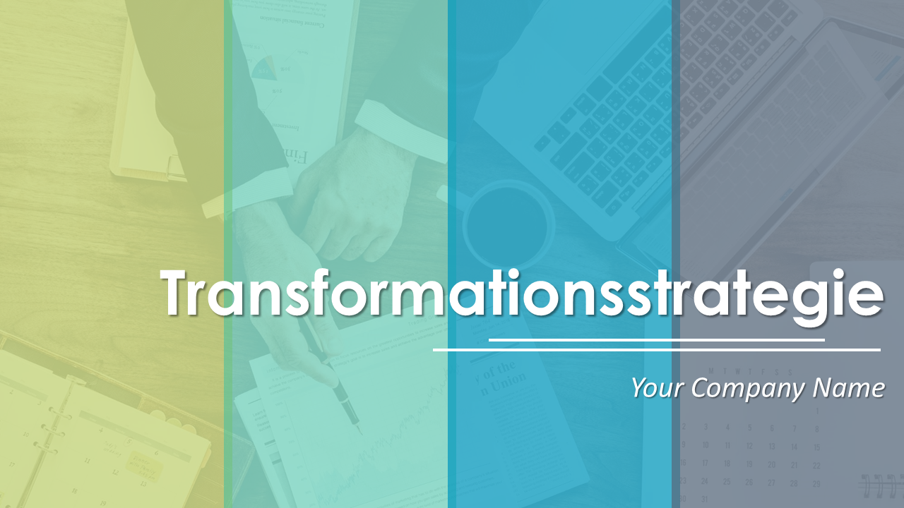 PowerPoint-Präsentationsfolien zur Transformationsstrategie