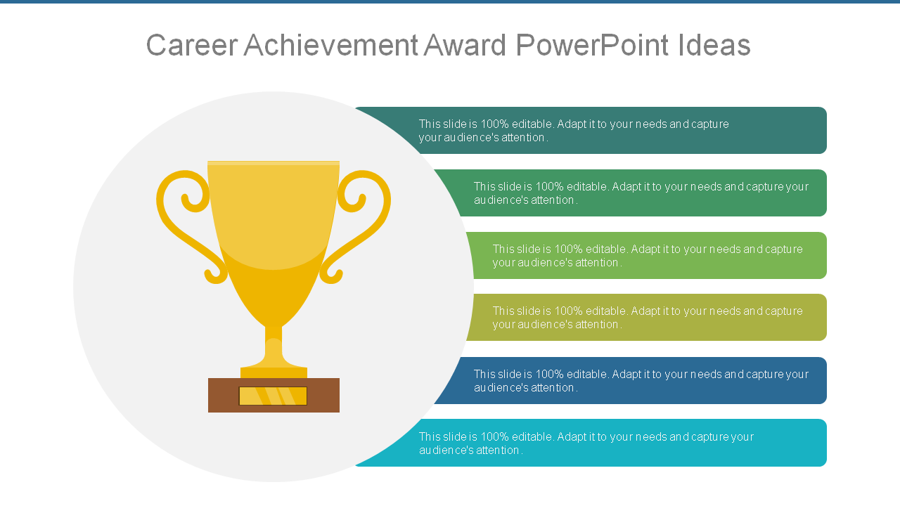 Career Achievement Award PowerPoint Ideas