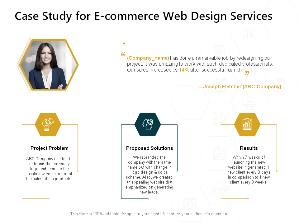 Case Study for E-commerce Web Design Services