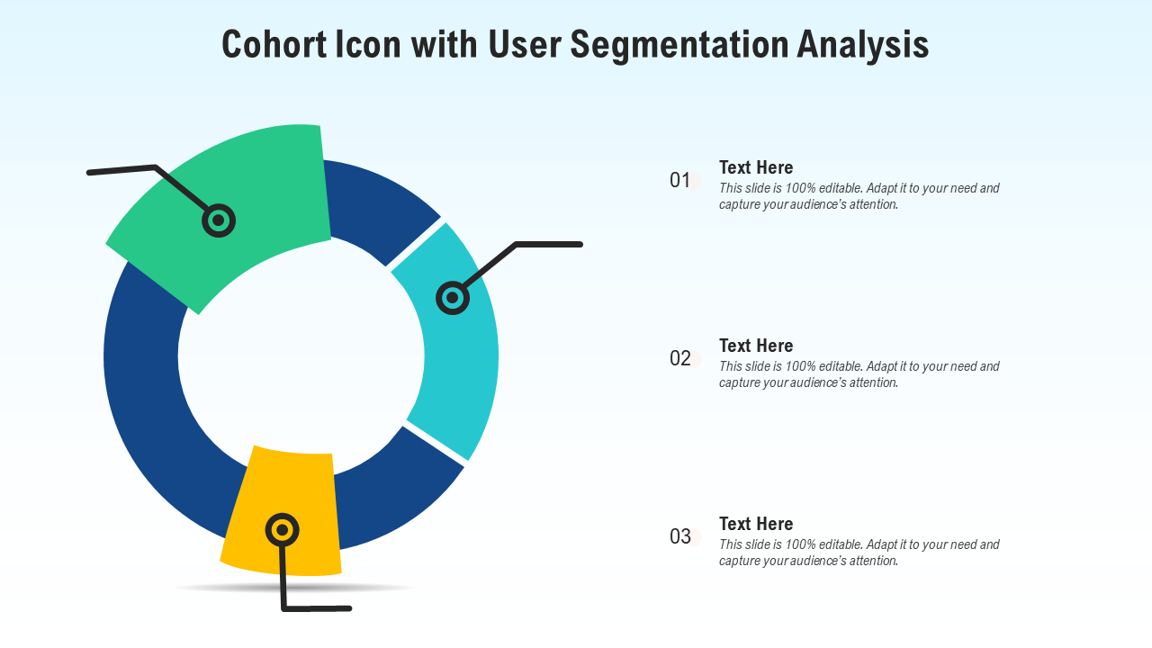 Cohort User Segmentation Analysis PPT Template