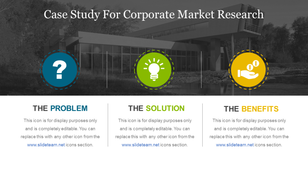 Corporate Market Research Case Study PowerPoint Graphic