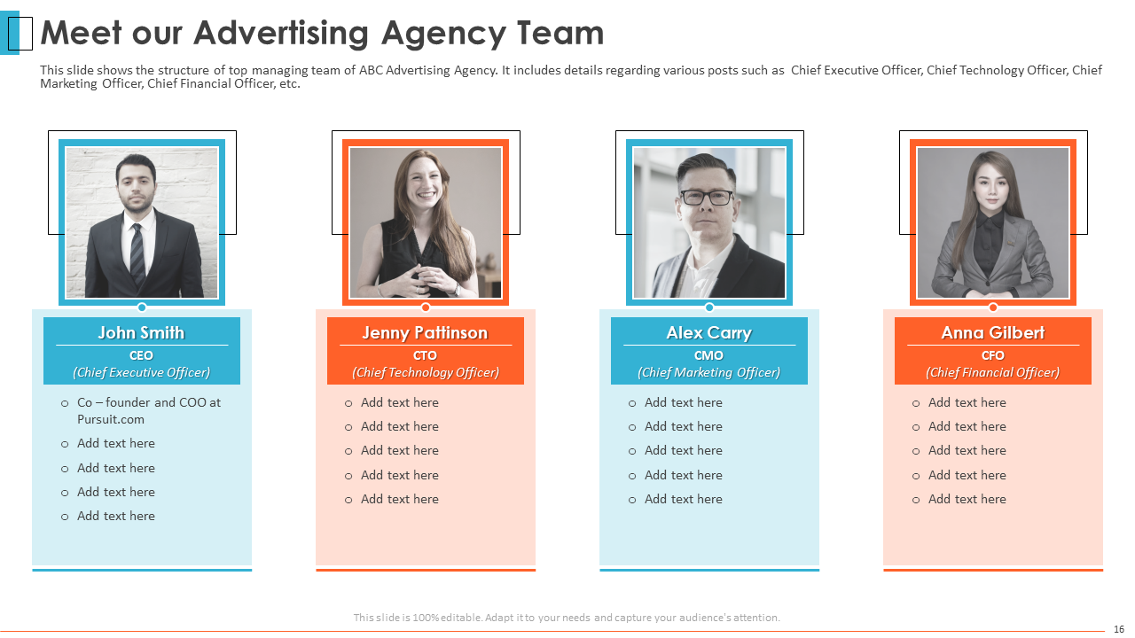 Advertising Agency Team 