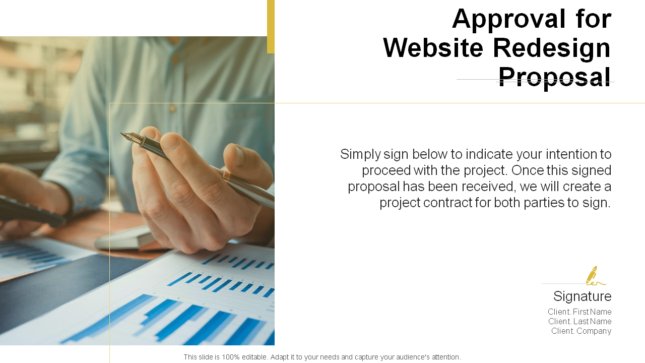 Approval for Website Redesign Proposal PPT