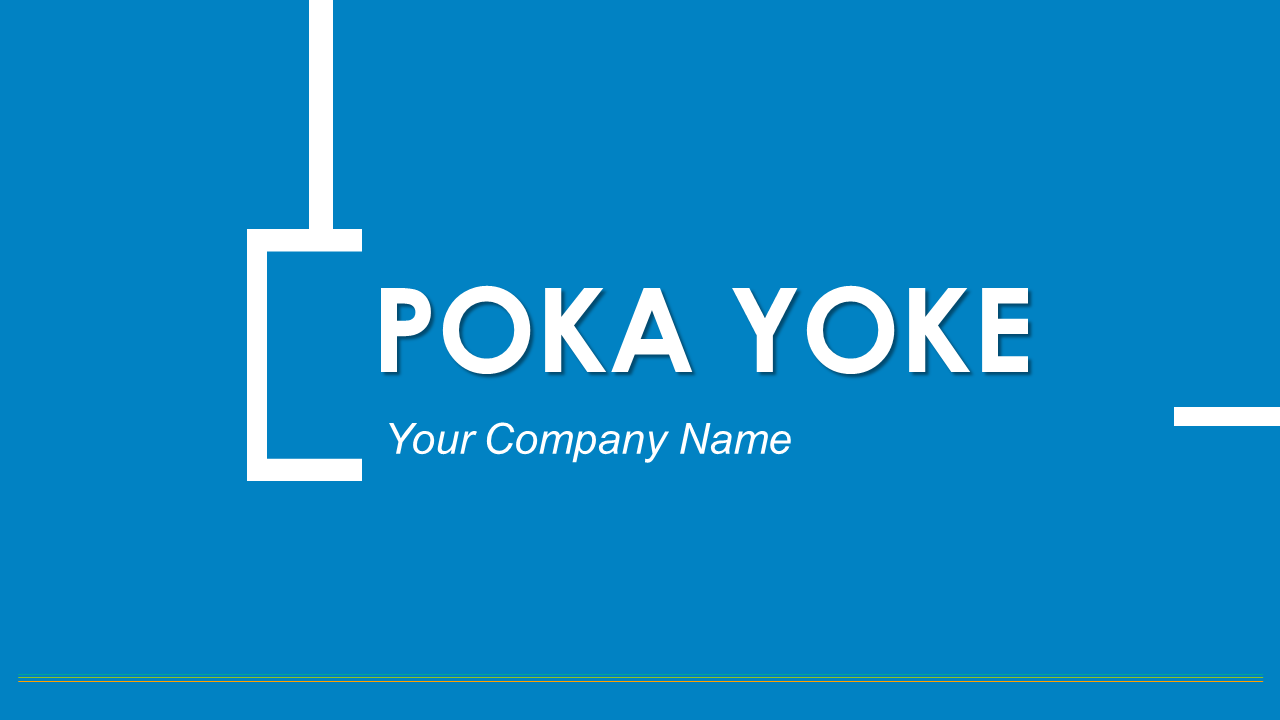 Diapositives de présentation powerpoint poka yoke
