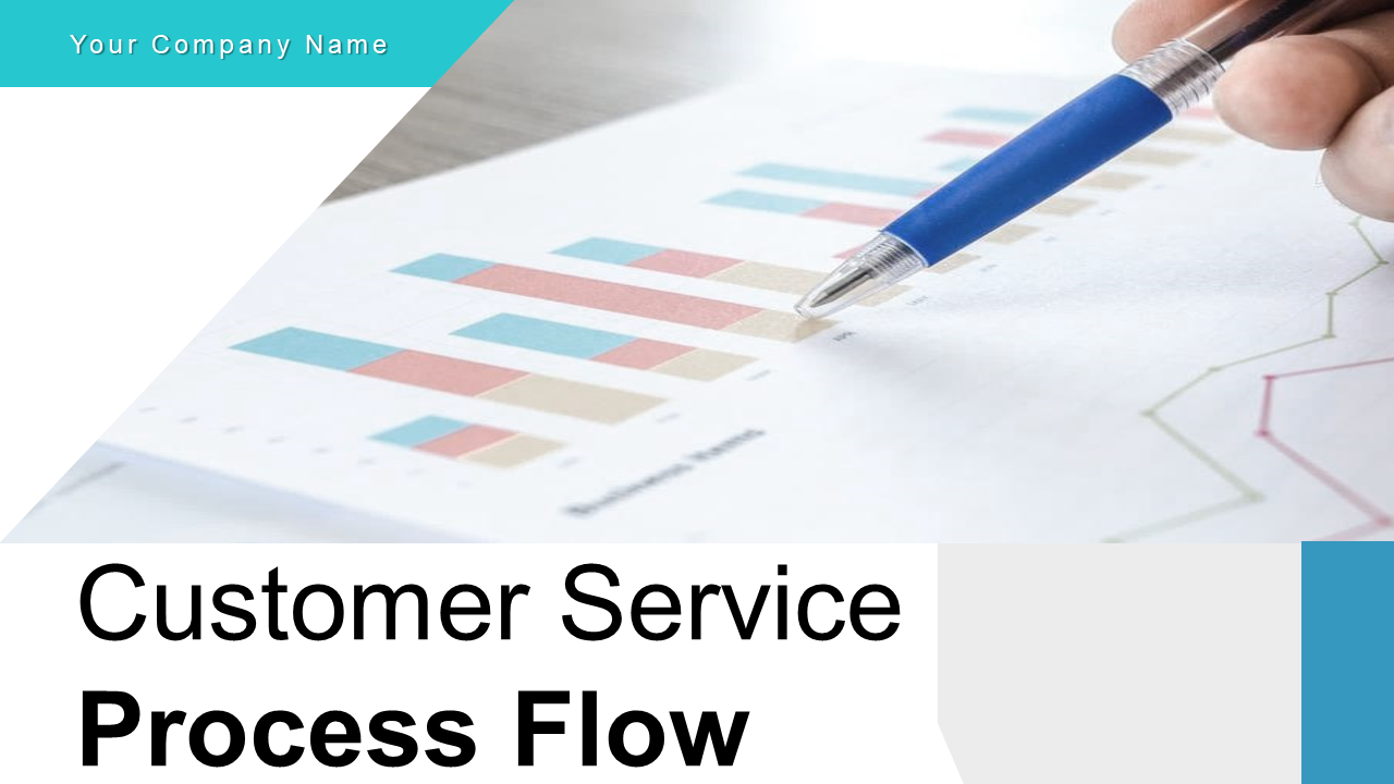 Customer Service Process Flow PPT Template
