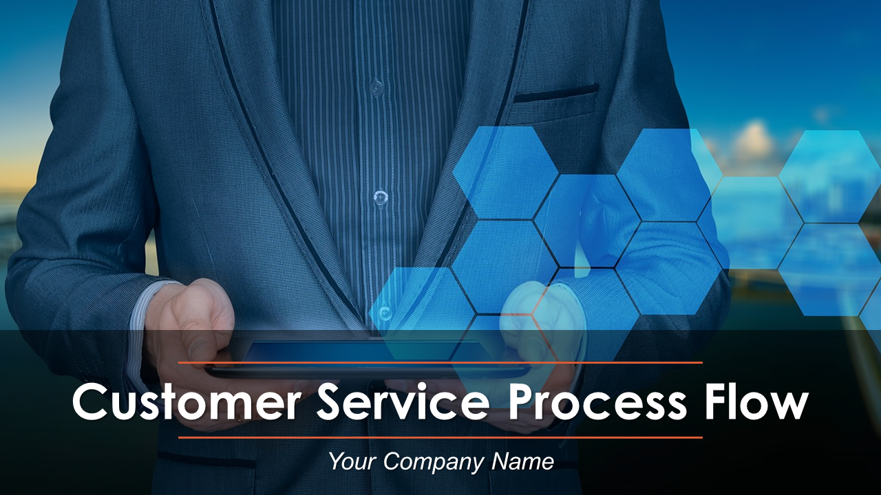 Customer Service Process Flow PowerPoint Presentation Slide
