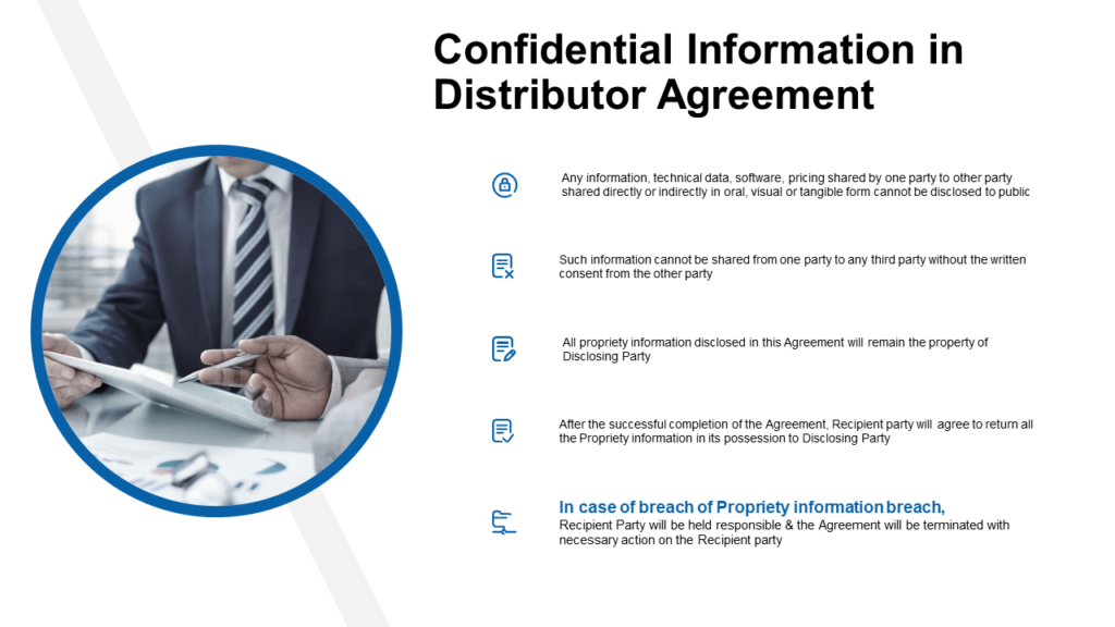 Distributor Confidential Agreement PPT Design