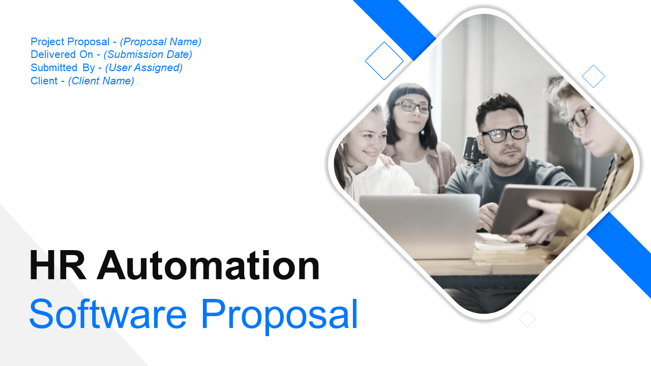 HR Automation Software Proposal PowerPoint Template