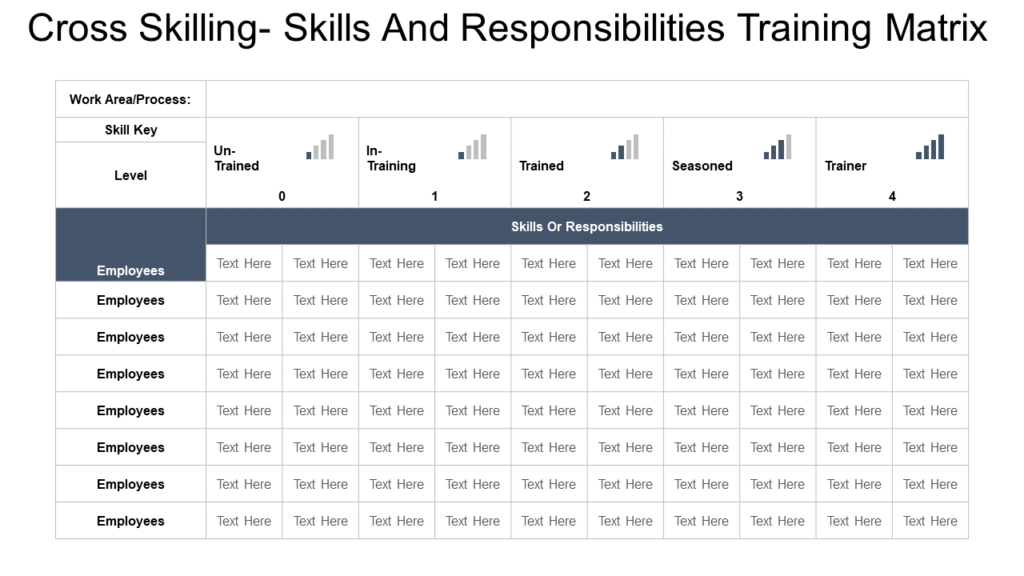 Skills and Responsibilities Training Matrix