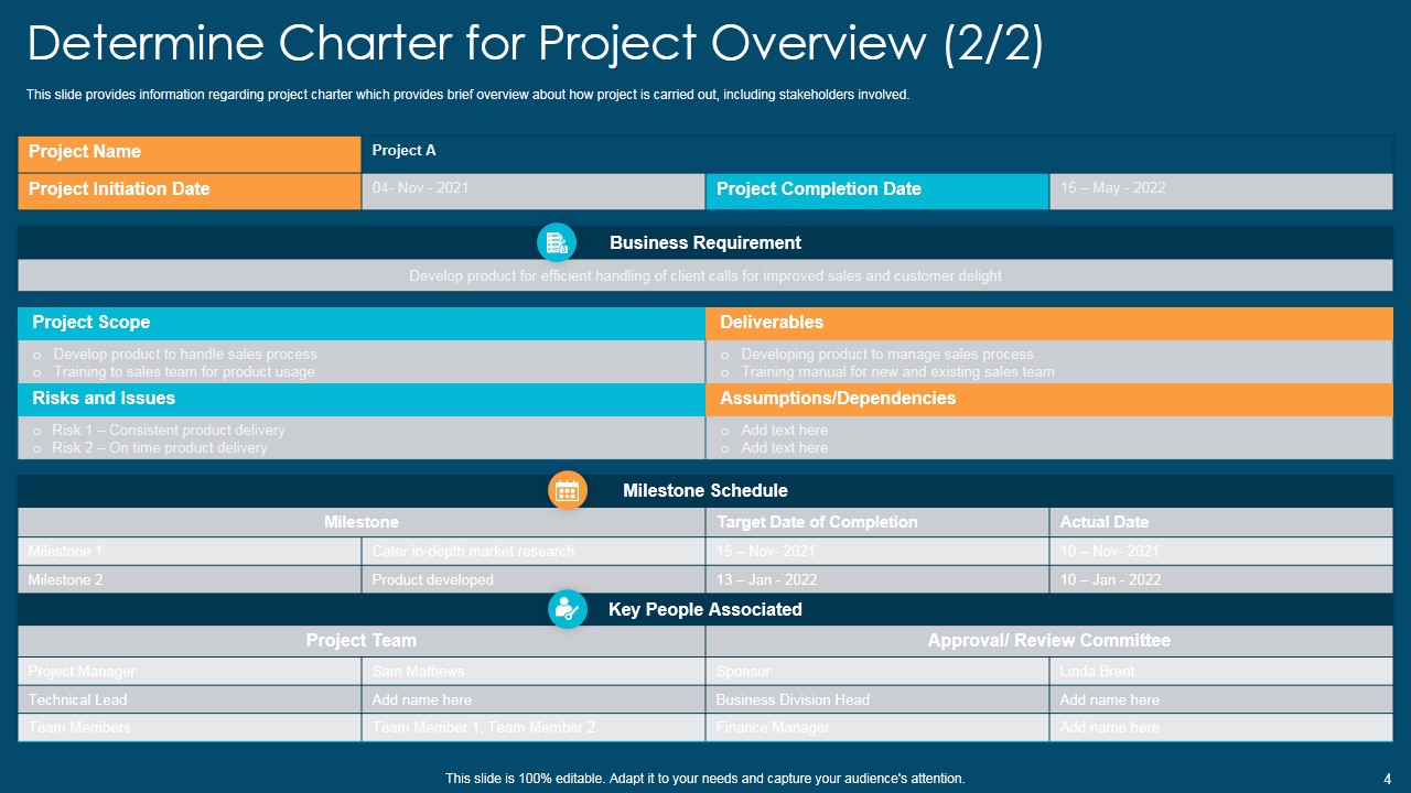 Project Management Playbook PowerPoint Template