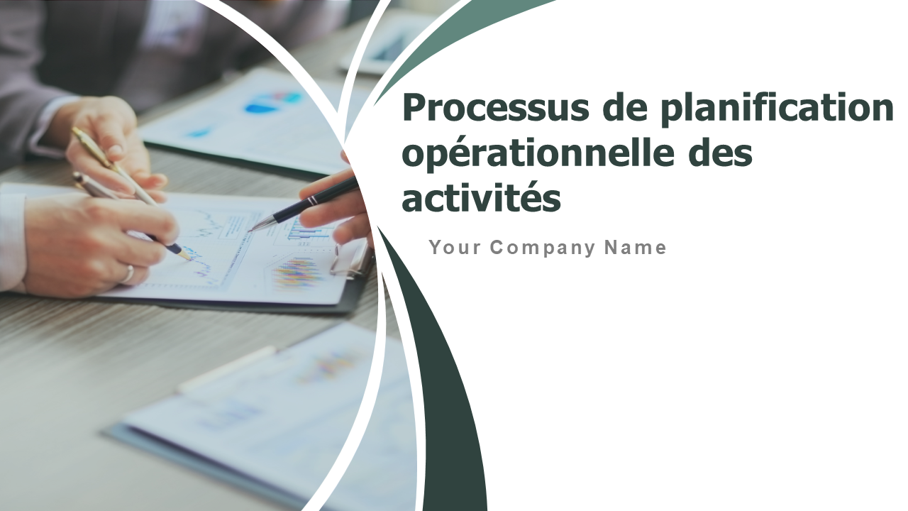 Diapositives de présentation PowerPoint du processus de planification opérationnelle de l'entreprise