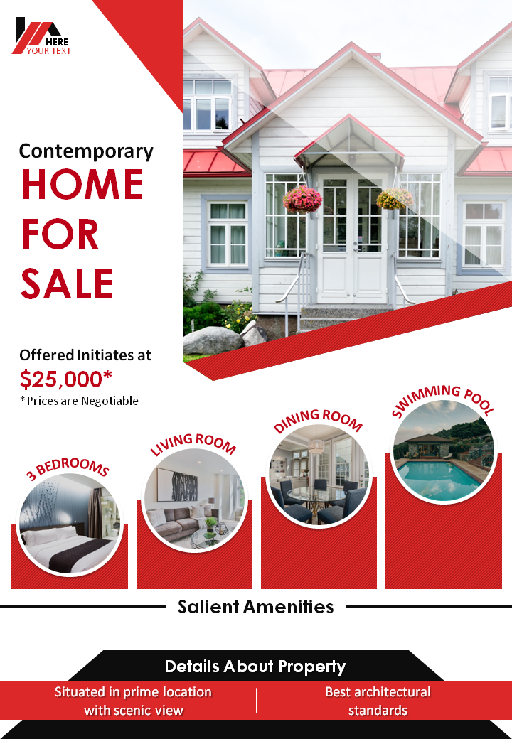 Residential Real Estate Brochure PPT Slide