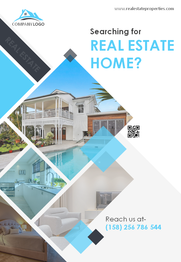One-page Brochure Template for Real Estate