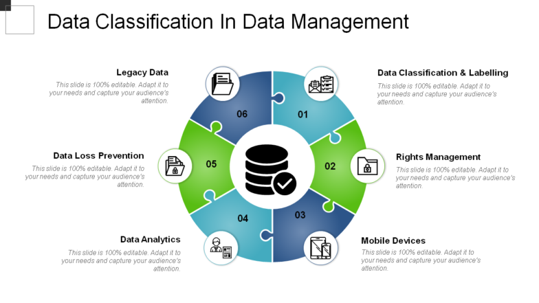 Data classification in data management powerpoint topics