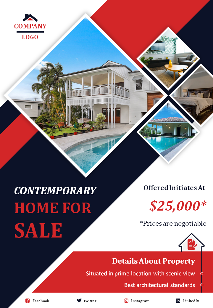 Real Estate Flyer PPT Template