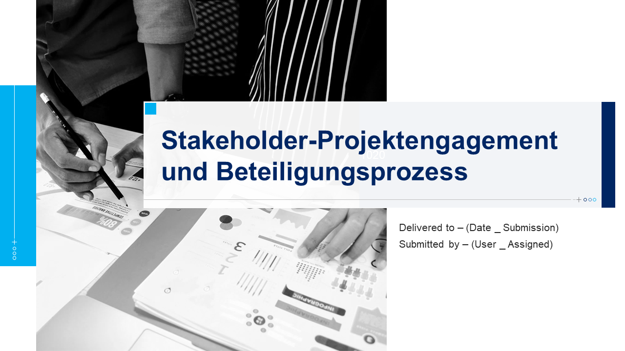 Stakeholder-Projekt-Engagement und Beteiligungsprozess komplettes Deck