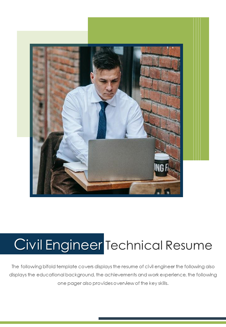 Bi fold civil engineer technical resume