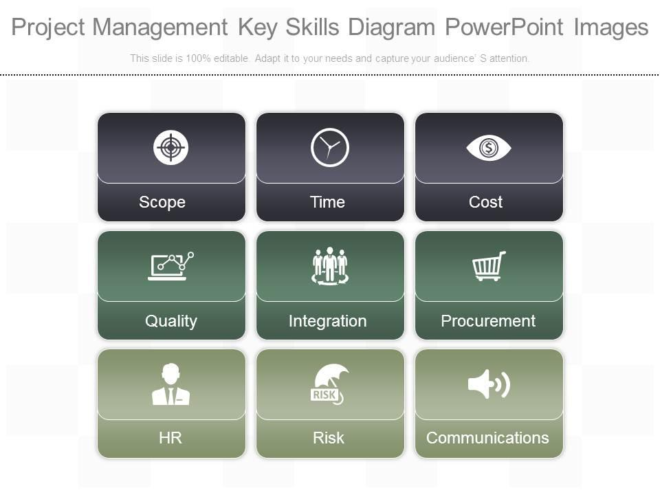 Project Management Key Skills PowerPoint Slides