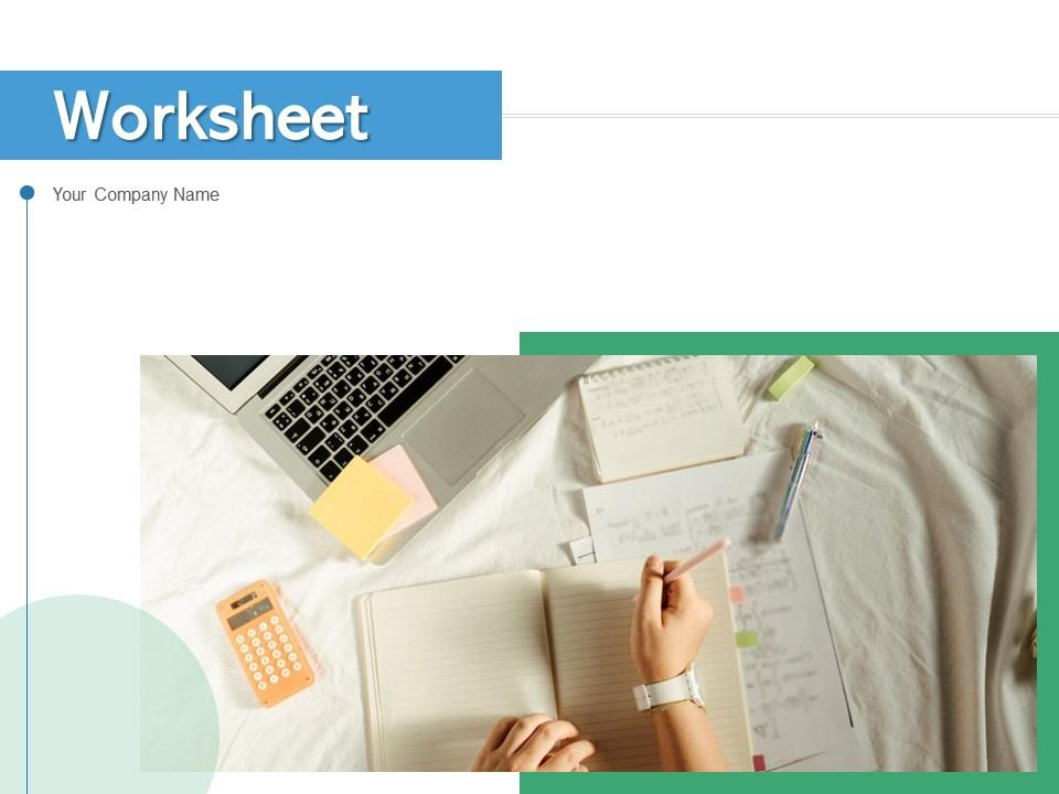 Project Worksheet Planning PPT Deck