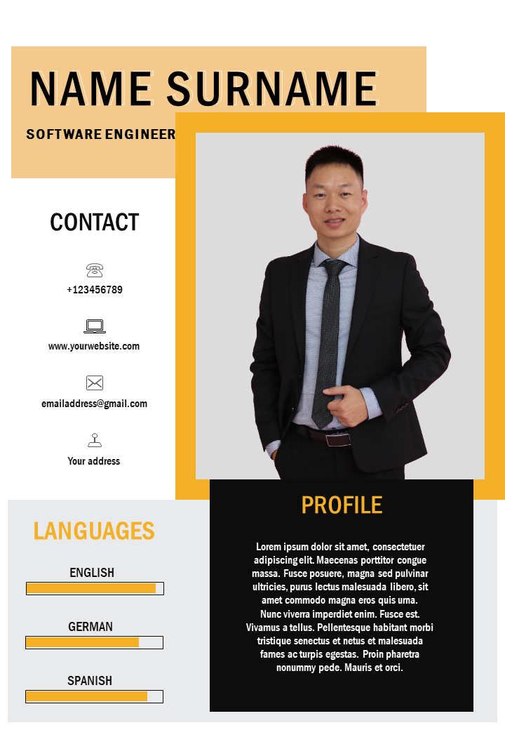 Sample of resume for software engineer