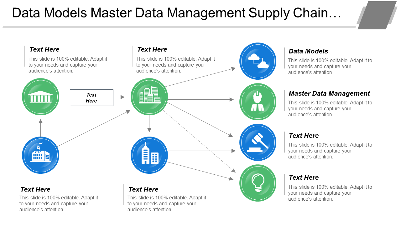 Data models master data management supply chain planning