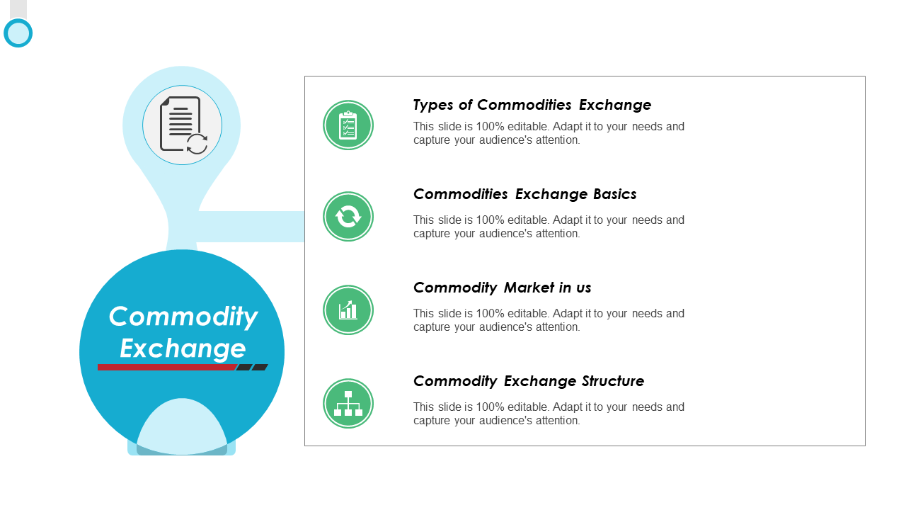 Commodity exchange commodities exchange PPT PowerPoint presentation file