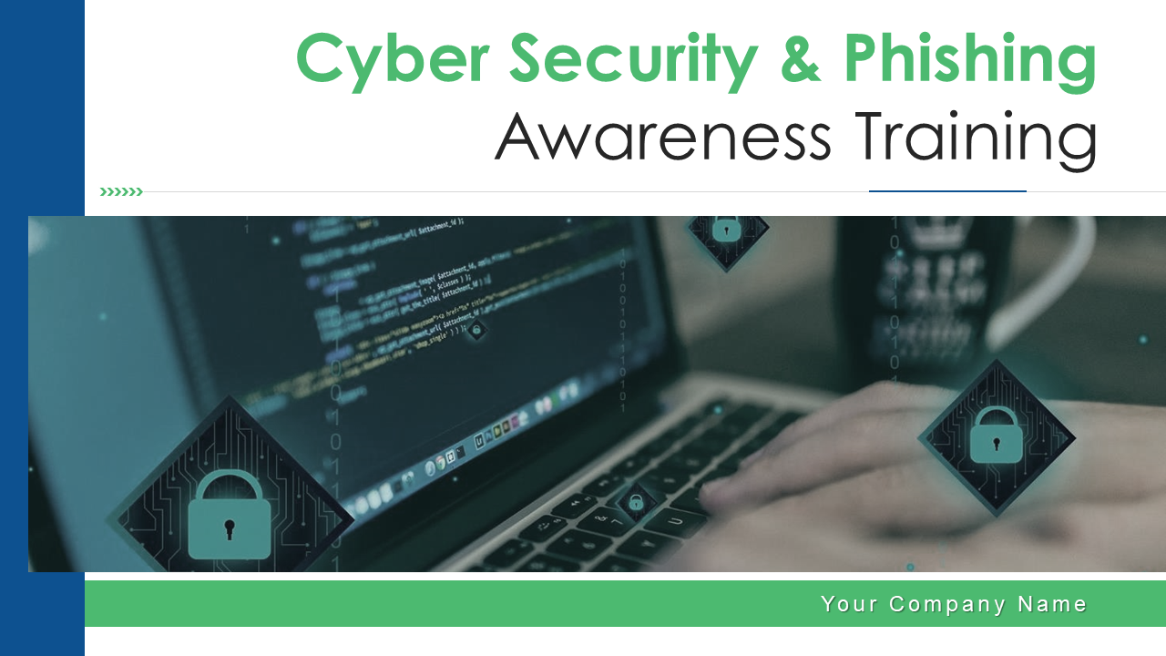 Cyber security and phishing awareness training PowerPoint presentation slides