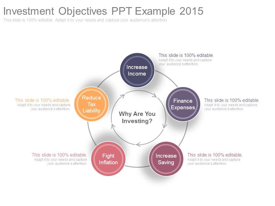 Investment Objectives PowerPoint Template