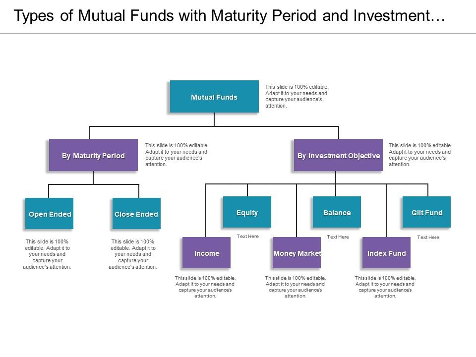 Investment Objectives and Mutual Funds Maturity Period PPT Design