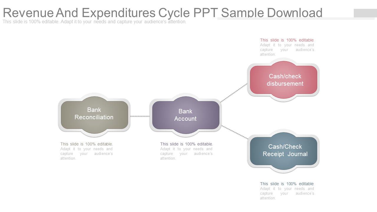 Revenue Expenditures Cycle PowerPoint Template