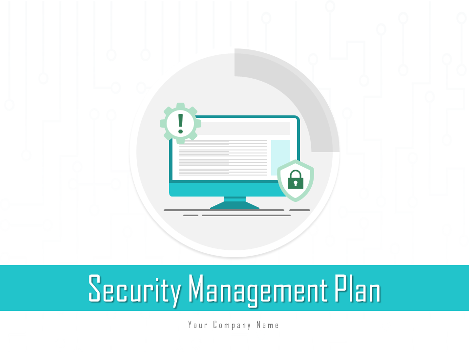 Security Management Plan PPT