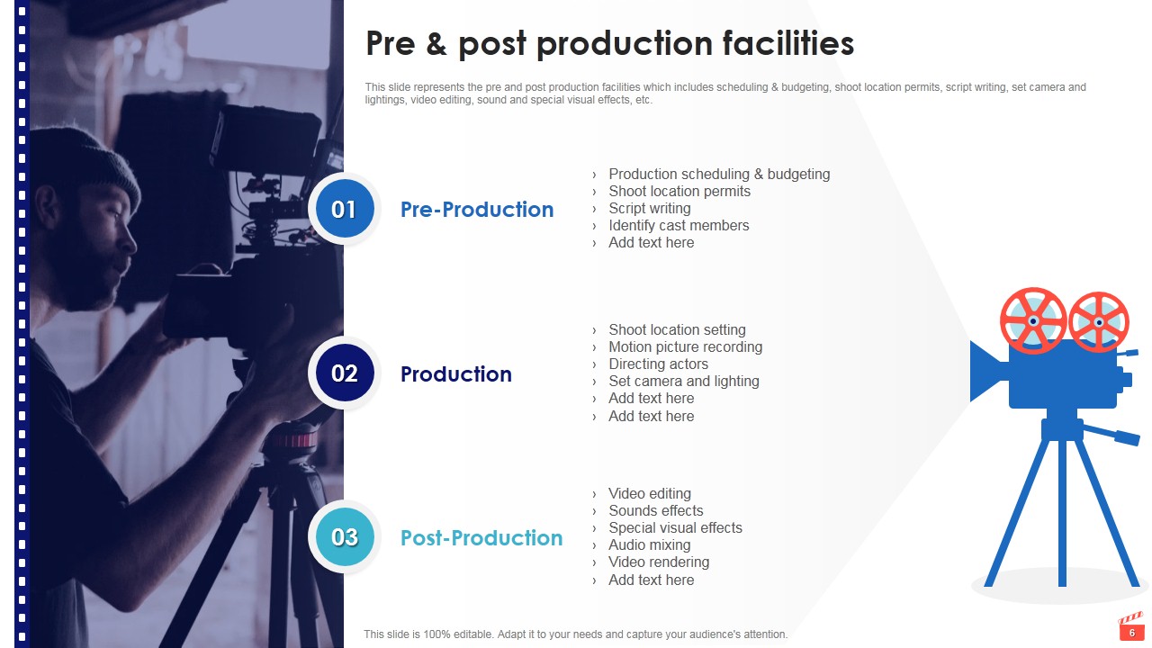 Film Production Company Profile PowerPoint