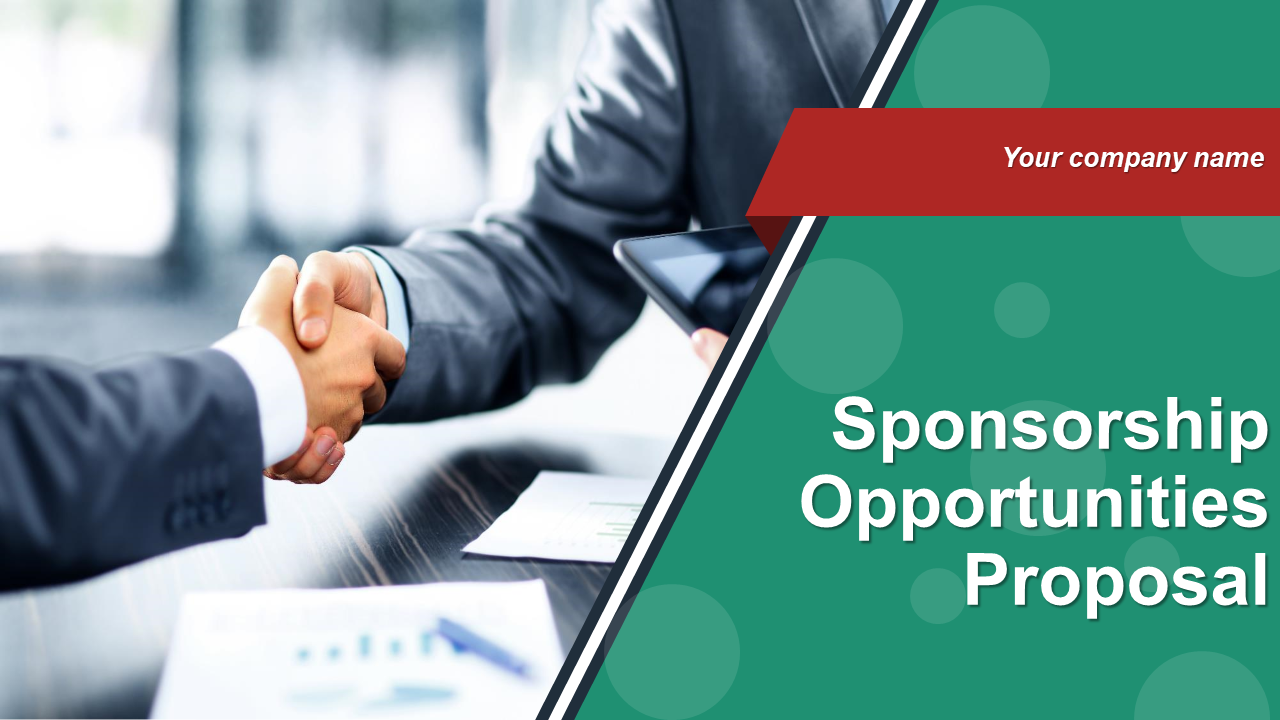 Sponsorship Opportunities Proposal PowerPoint Presentation Slide