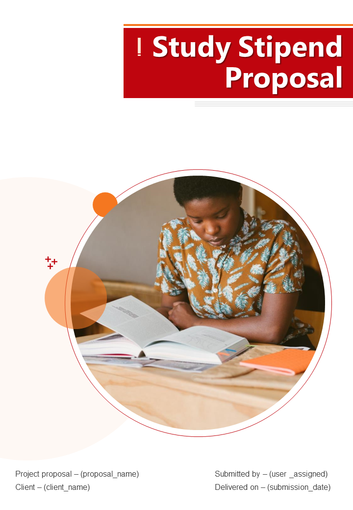 Study Stipend Proposal Example Document Report Doc PDF PPT Study Stipend Proposal Example Document Report Doc PDF PPT