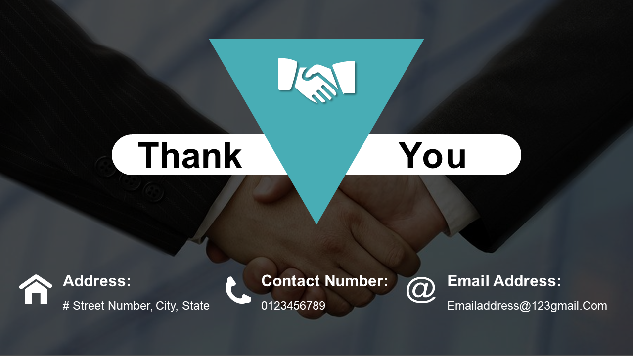 Thank You Slide for Corporate Sponsorship Proposal PPT