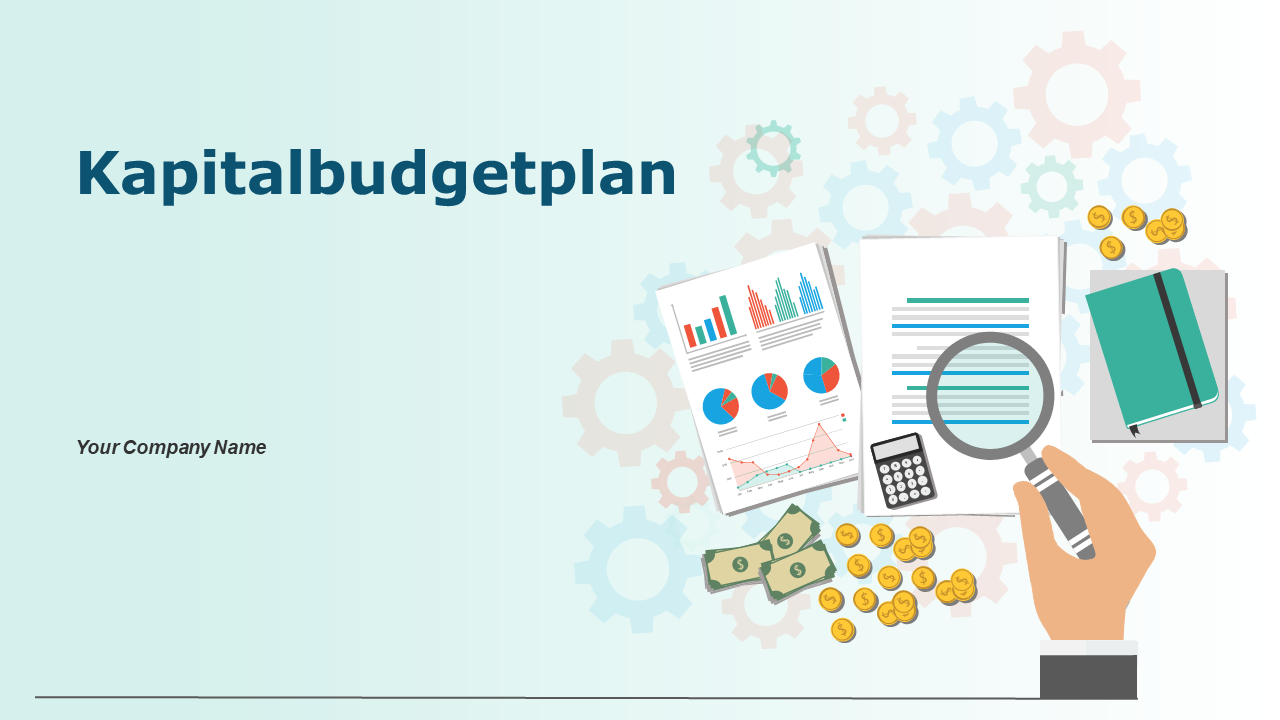 Kapitalbudgetplan PowerPoint-Präsentationsfolien
