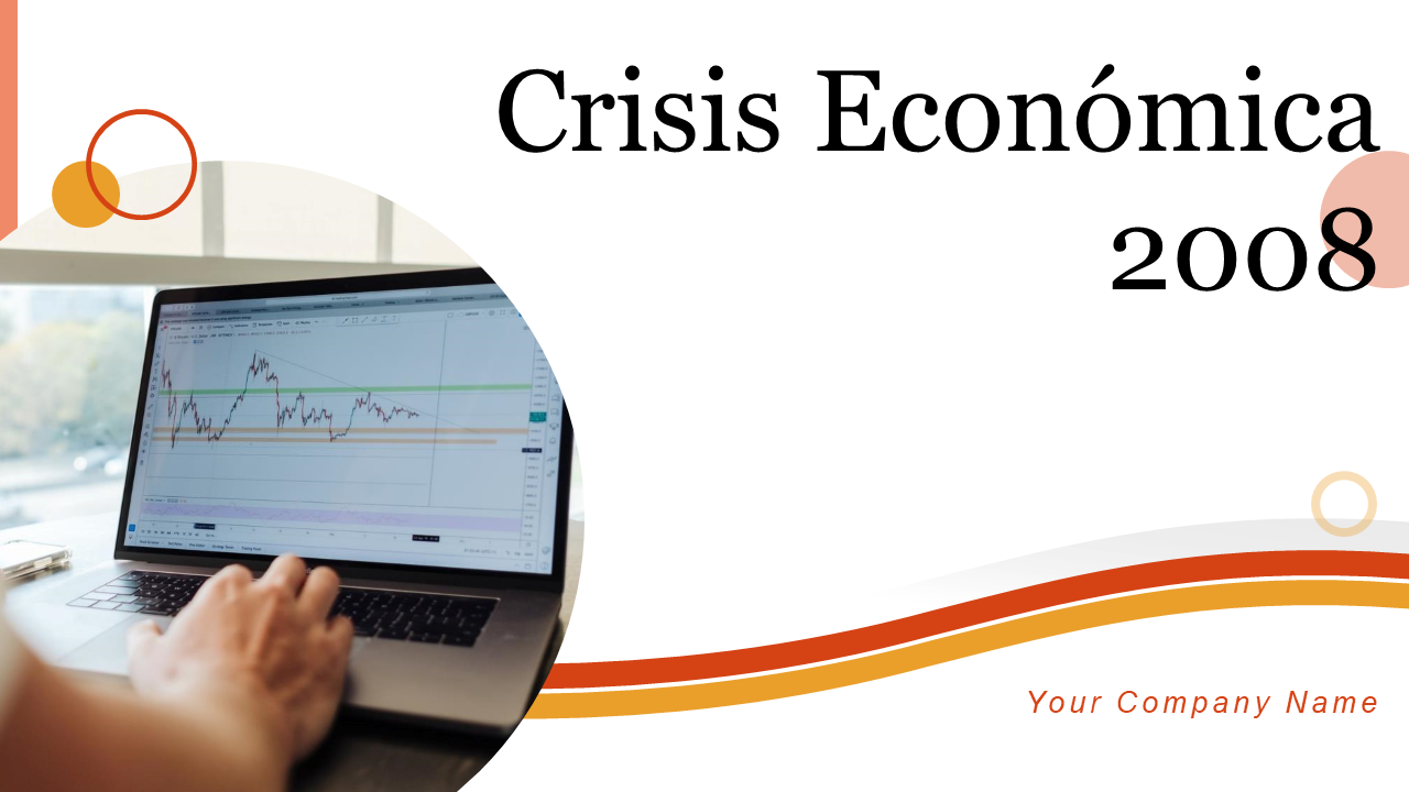 Crisis económica 2008 Diapositivas de presentación de Powerpoint