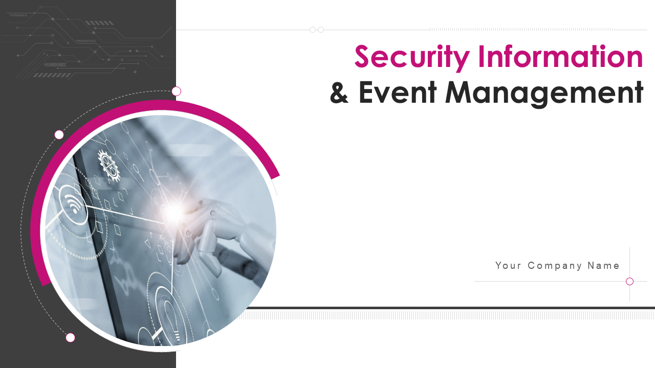 Security information and event management powerpoint presentation slides